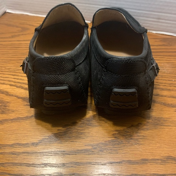 Bruno Marc Black Slip-On Loafers men’s size 7 Comfort Technology - Picture 6 of 9